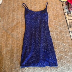 royal blue sparkly homecoming dress. worn once